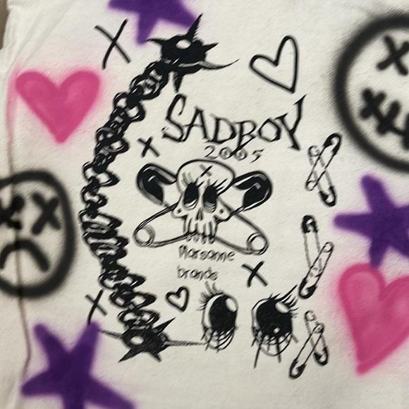 Trisha’s SADBOY2005 EMO Graffiti Tote Bag NWT - Picture 5 of 6
